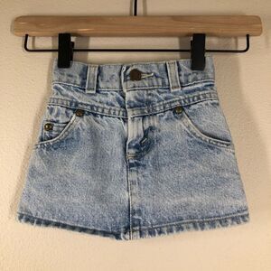 Vintage Levi’s Toddler Denim Skirt Western Little Girls Size 2 or 2T